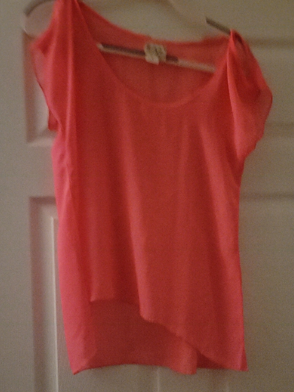 Women’s Hot Pink Short Sleeve Blouse
